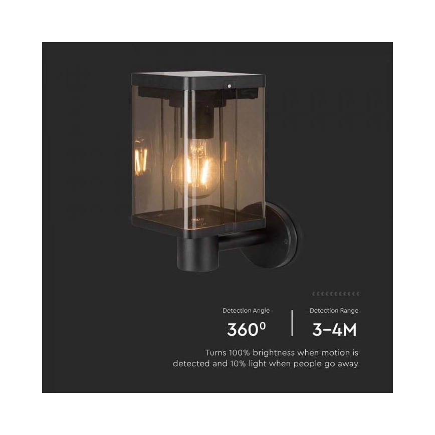 Aplique solar de exterior LED con sensor LED/2,5W/3,7V 3000K IP54