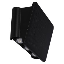 Aplique Solar LED ALF LED/4W/3,2V 3000K IP54 negro