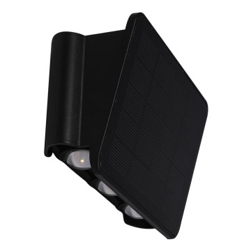 Aplique Solar LED ALF LED/4W/3,2V 3000K IP54 negro