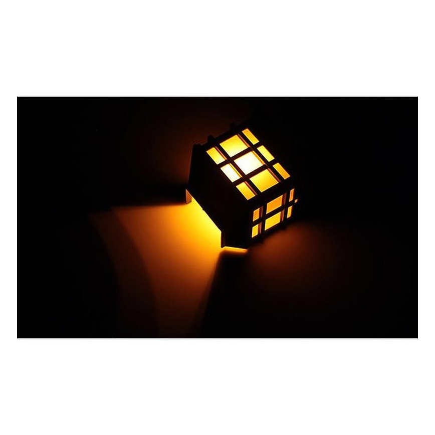 Aplique solar LED con sensor crepuscular LED/2V 70 mAh IP44