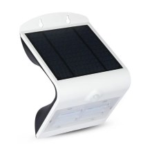 Aplique solar LED con sensor LED/3W/3,7V 3000/4000K IP65 blanco