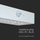 Aplique Solar LED con sensor LED/3W/3,7V 3000K/4000K IP65 blanco