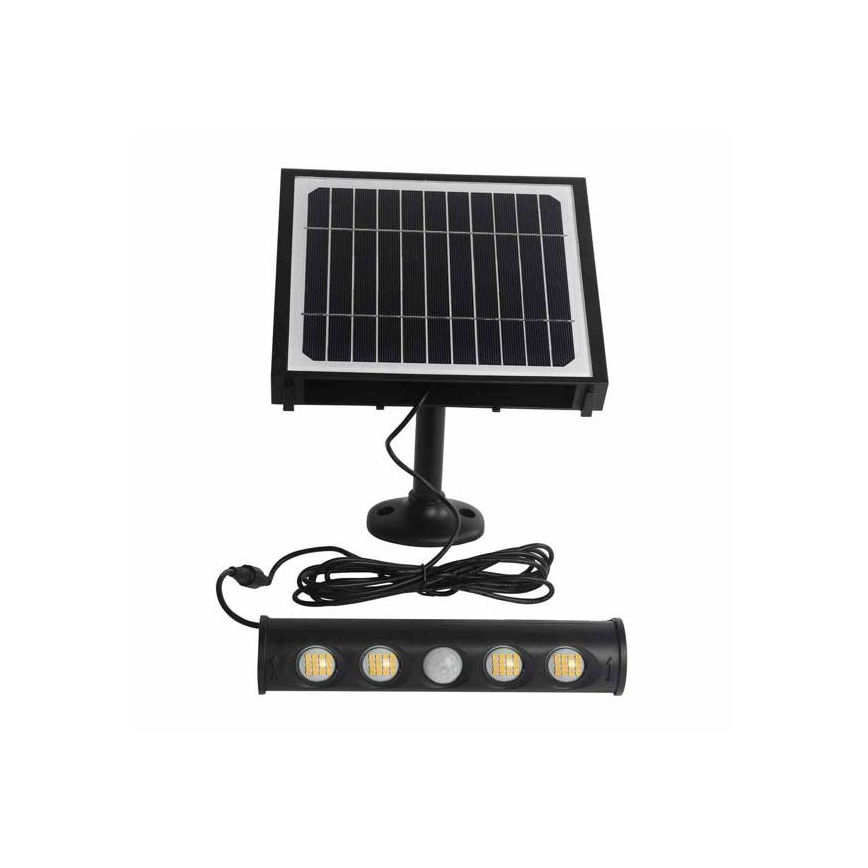Aplique solar LED con sensor LED/8W/3.7V 4000 mAh 4000K IP65