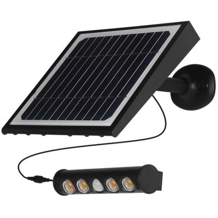 Aplique solar LED con sensor LED/8W/3,7V IP65 6000K