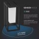 Aplique solar LED con sensor SAMSUNG CHIP LED/2W/3,7V IP65