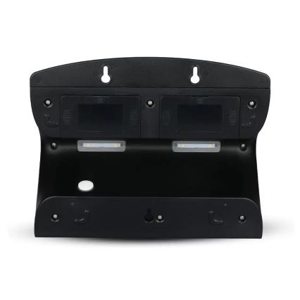 Aplique solar LED de pared con sensor LED/7W/3,7V 4000K IP65 negro