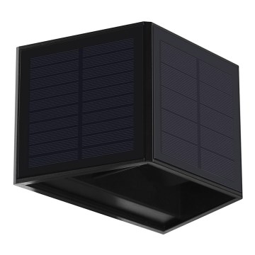 Aplique Solar LED WINGS LED/2W/3,2V 3000K IP54 negro