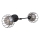 Aplique SOLO BLACK 2xE27/60W/230V