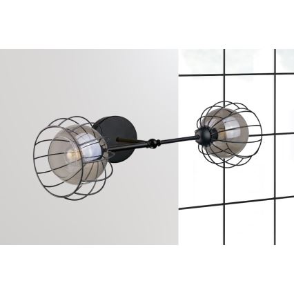 Aplique SOLO BLACK 2xE27/60W/230V