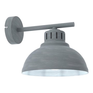 Aplique SVEN 1xE27/15W/230V gris