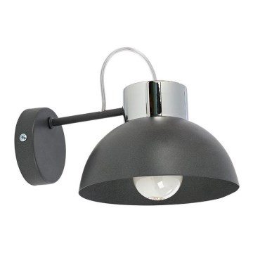 Aplique TEDI 1xE27/60W/230V antracita/cromo brillante