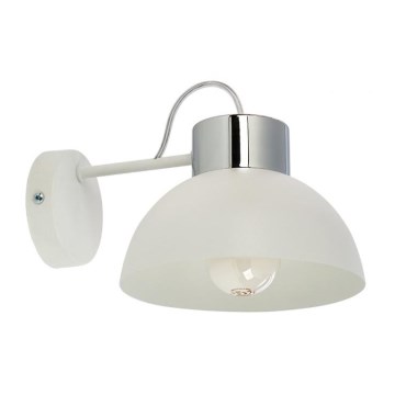 Aplique TEDI 1xE27/60W/230V blanco/cromo brillante