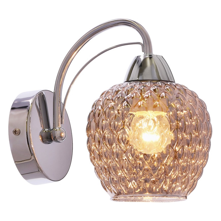 Aplique TOBIAS 1xE27/40W/230V cromo brillante