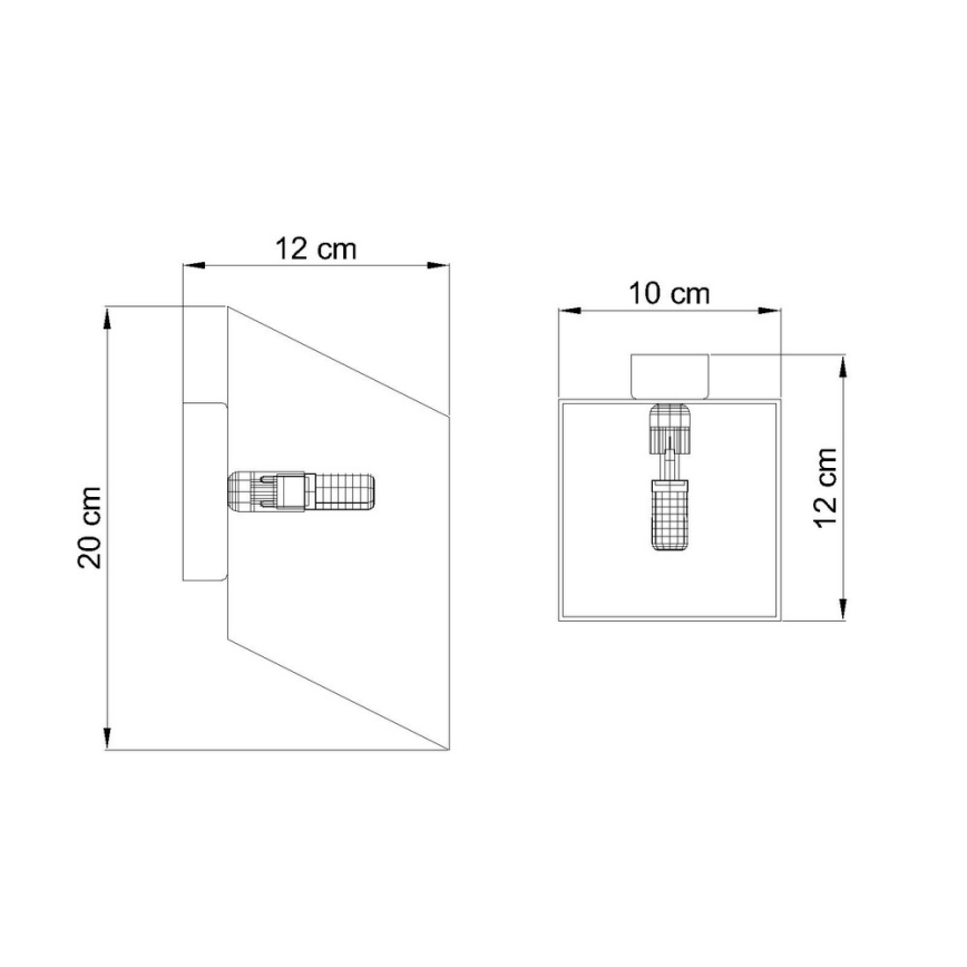 Aplique TUNNEL 1xG9/40W/230V