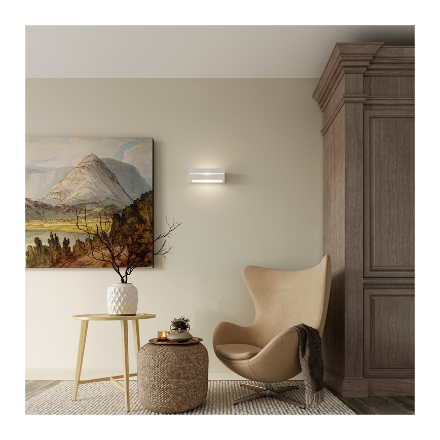 Aplique VEGA LINE 1xE27/60W/230V blanco