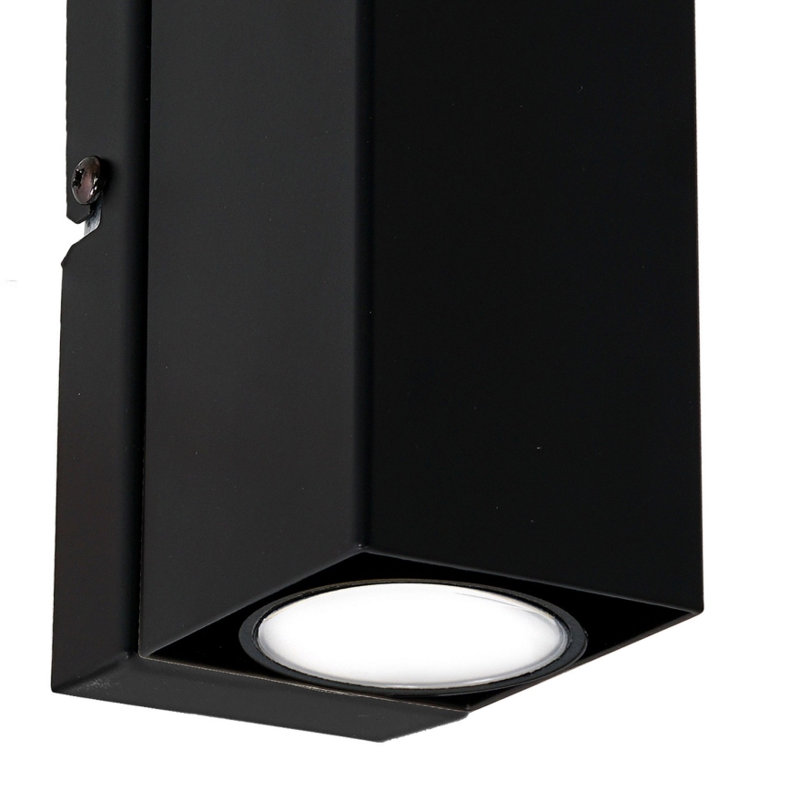 Aplique WALL 1xGU10/8W/230V negro