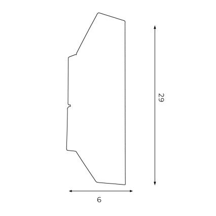 Aplique WALL 2xGU10/8W/230V blanco