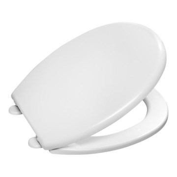 Aqualine - Asiento de inodoro FIXET blanco