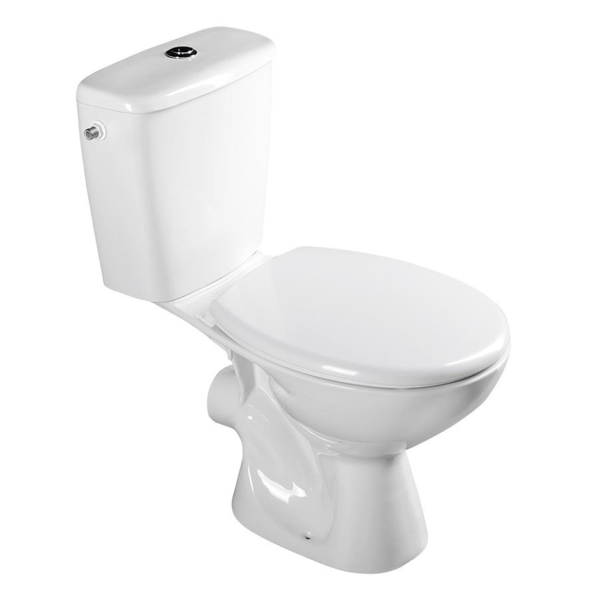 Aqualine - Asiento de inodoro FIXET blanco