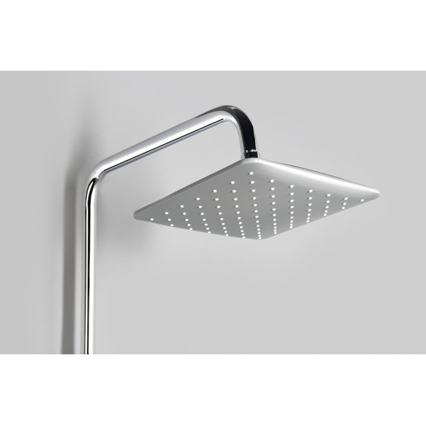 Aqualine - Conjunto de ducha con grifo FACTOR cromo brillante