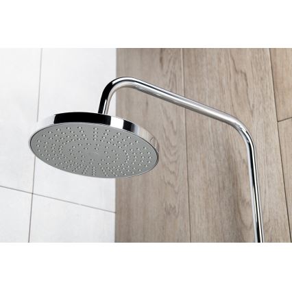 Aqualine - Conjunto de ducha con grifo termostático LIGA cromo brillante