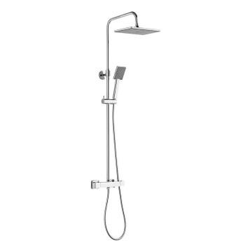 Aqualine - Conjunto de ducha con grifo termostático TALIA cromo brillante