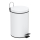 Aqualine - Cubo de basura SIMPLE LINE 3 l blanco mate