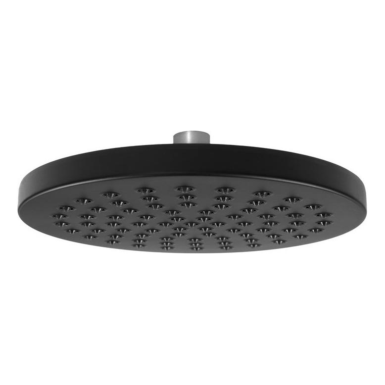 Aqualine - Ducha de techo diá. 20 cm mate negro