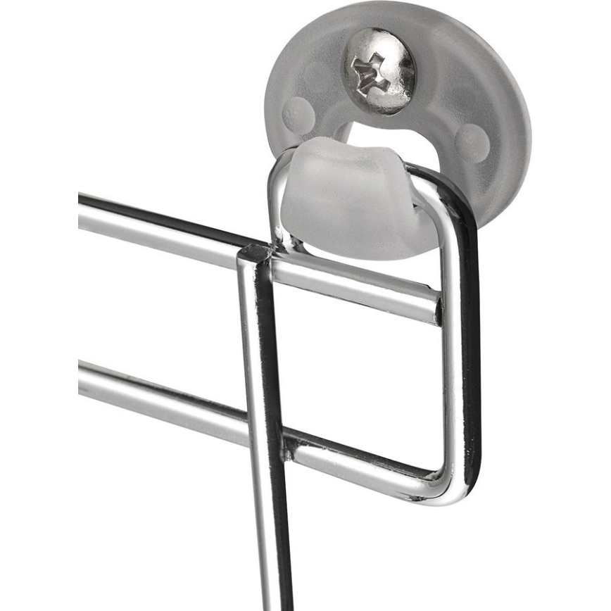 Aqualine - Estante de pared para ducha de dos niveles CROMO LINE cromo brillante
