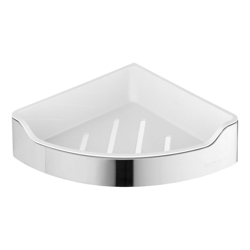 Aqualine - Estante esquinero de ducha SAMBA 21,8x30 cm cromo brillante