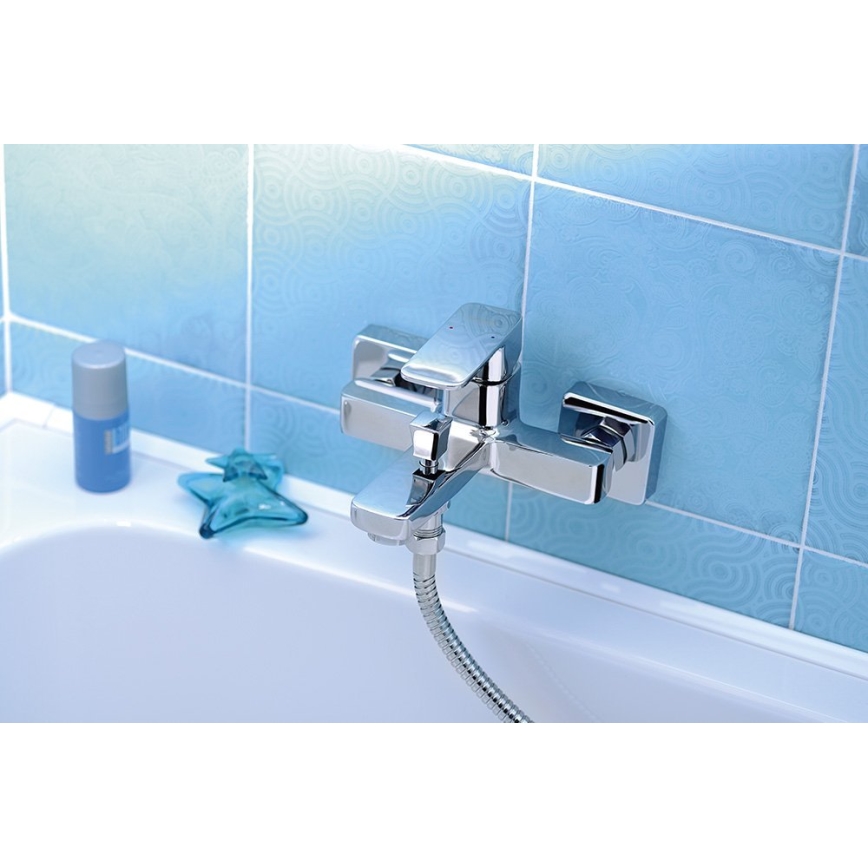 Aqualine - Grifo de bañera FACTOR cromo brillante
