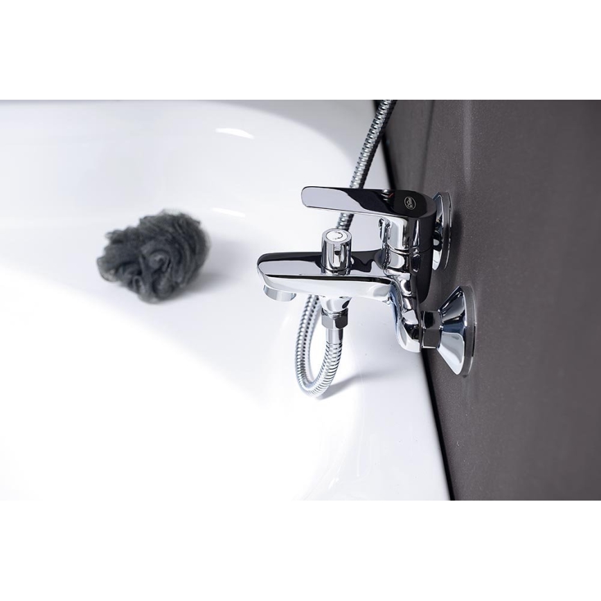 Aqualine - Grifo de bañera LOTTA cromo brillante