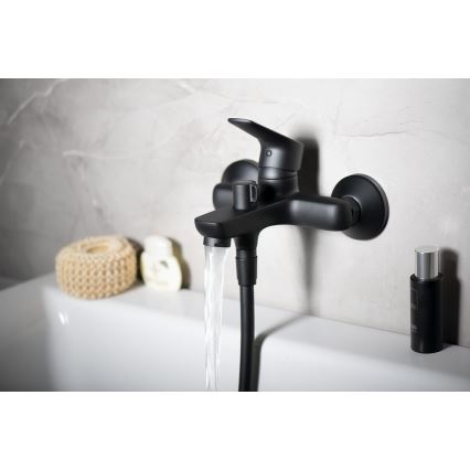 Aqualine - Grifo de bañera LOTTA mate negro
