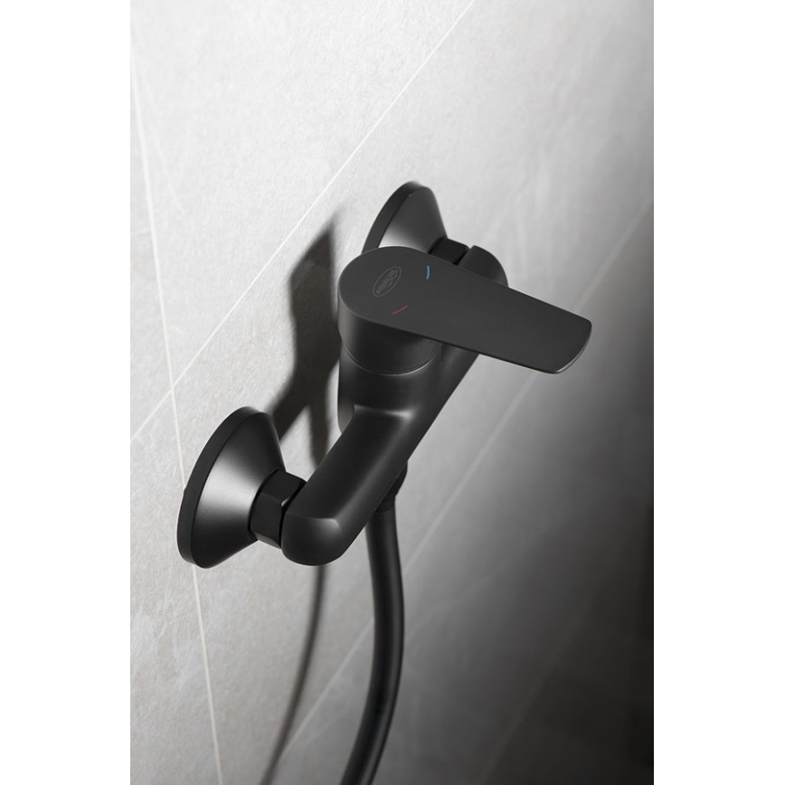 Aqualine - Grifo de ducha LOTTA mate negro