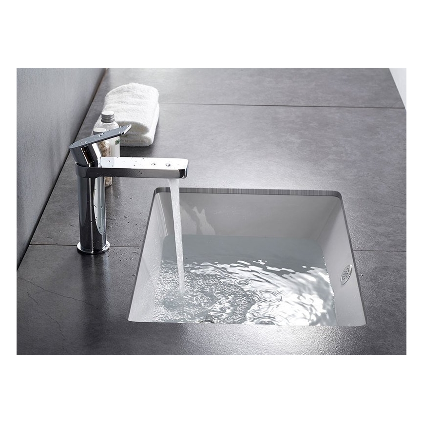 Aqualine - Grifo de lavabo DAPHNE 15,5 cm cromo brillante