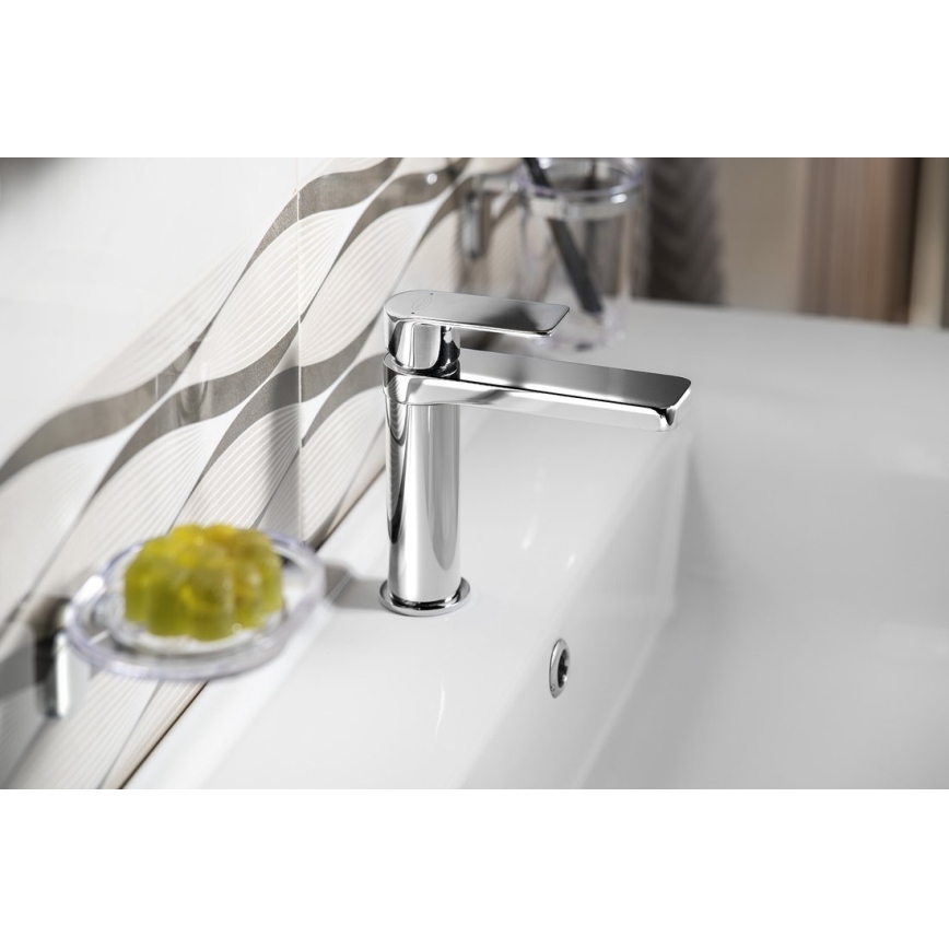 Aqualine - Grifo de lavabo DAPHNE 15,5 cm cromo brillante