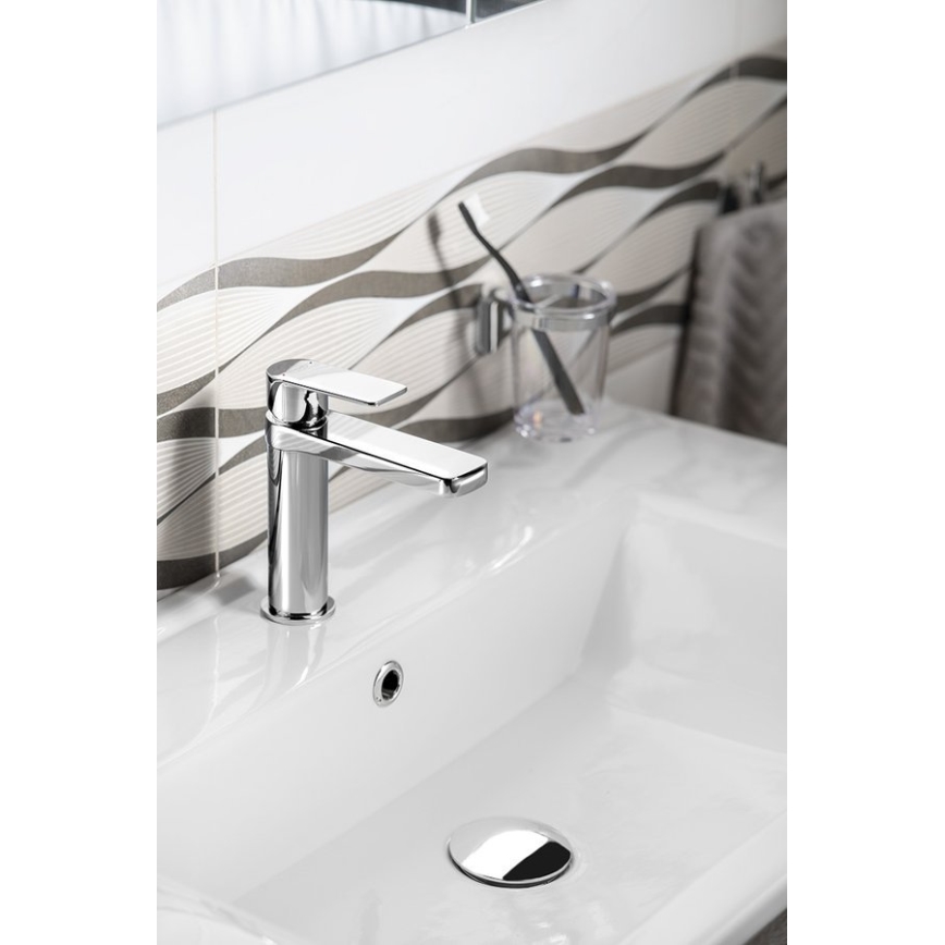 Aqualine - Grifo de lavabo DAPHNE 15,5 cm cromo brillante