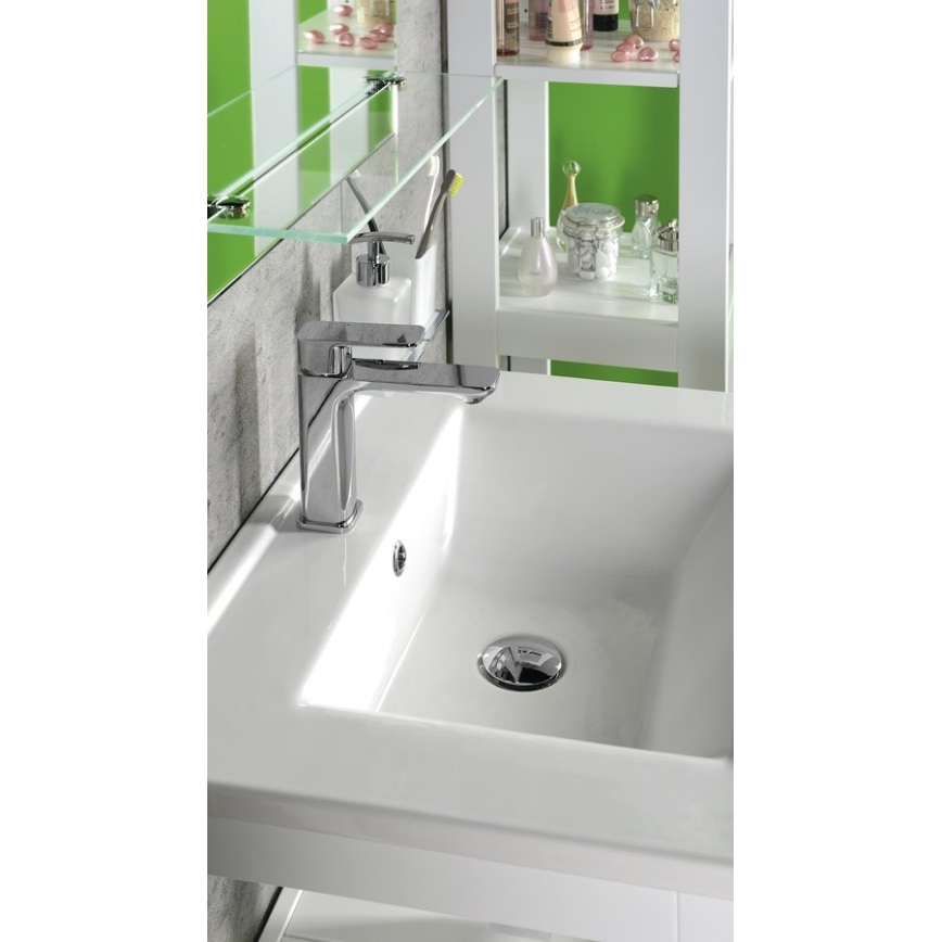 Aqualine - Grifo de lavabo FACTOR cromo brillante