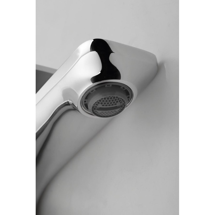 Aqualine - Grifo de lavabo FACTOR cromo brillante