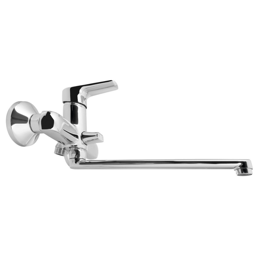 Aqualine - Lavabo/Grifo de bañera LOTTA cromo brillante