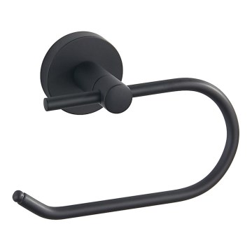 Aqualine - Portarrollos de papel higiénico SAMBA negro