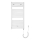 Aqualine - Radiador eléctrico de baño DIRECT-E 300W/230V 96 cm blanco recto