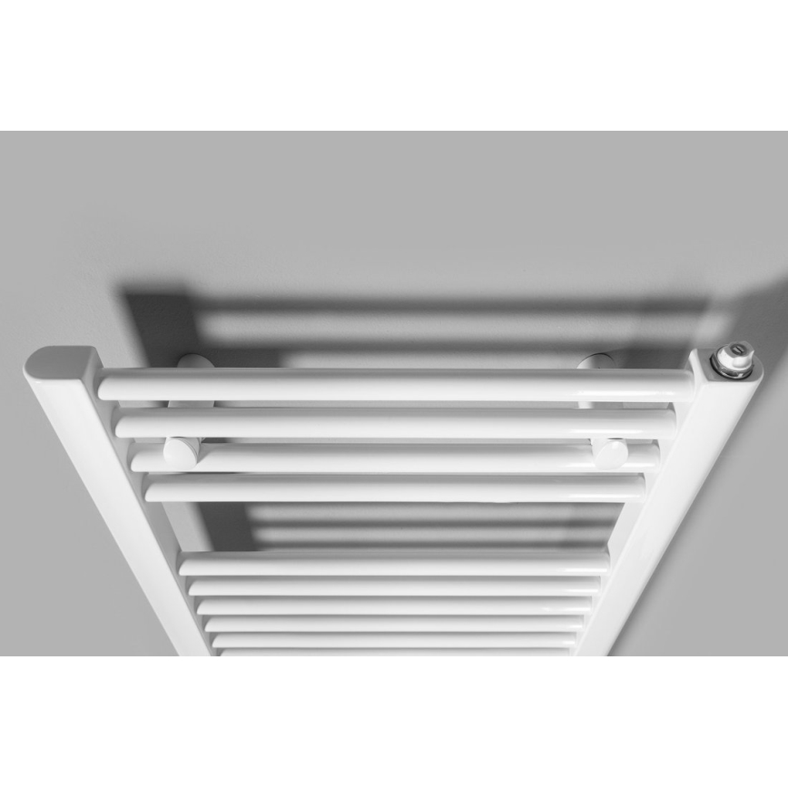 Aqualine - Radiador eléctrico de baño DIRECT-E 400W/230V 132 cm blanco recto