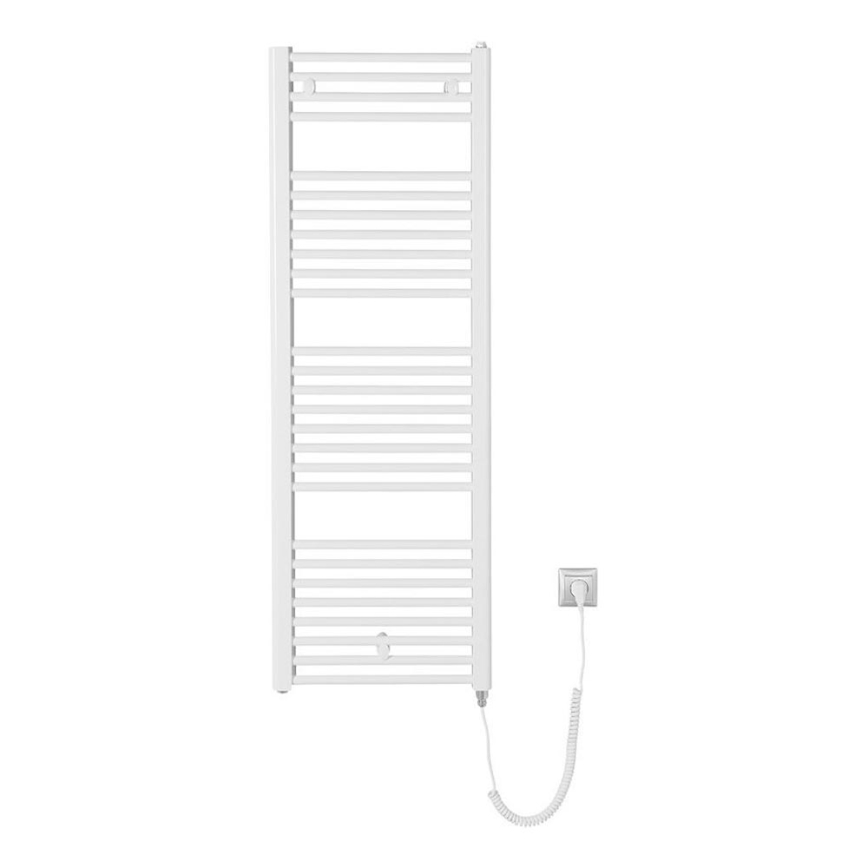 Aqualine - Radiador eléctrico de baño DIRECT-E 400W/230V 132 cm blanco recto