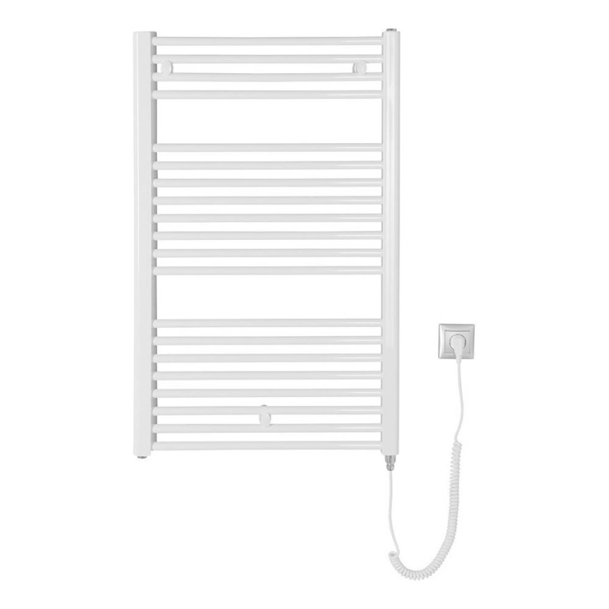 Aqualine - Radiador eléctrico de baño DIRECT-E 400W/230V 96 cm blanco recto