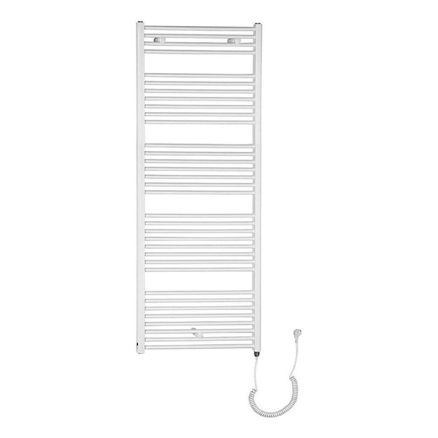 Aqualine - Radiador eléctrico de baño DIRECT-E 800W/230V 168 cm blanco recto