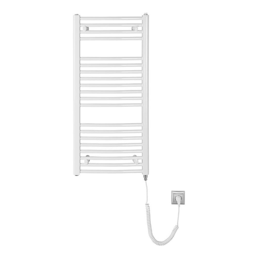 Aqualine - Radiador eléctrico de baño ORBIT-E 300W/230V 96 cm blanco redondo
