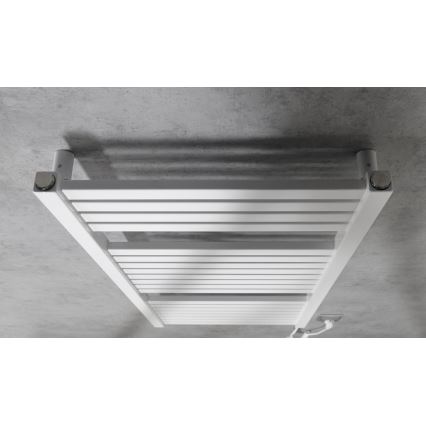 Aqualine - Radiador eléctrico de baño TONDI-E 300W/230V 97 cm blanco recto