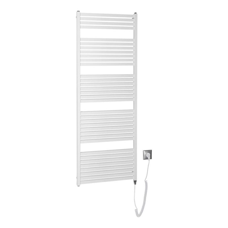 Aqualine - Radiador eléctrico de baño TONDI-E 800W/230V 169 cm blanco