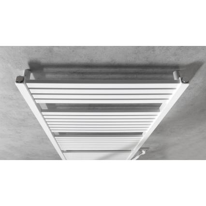 Aqualine - Radiador eléctrico de baño TONDI-E 800W/230V 169 cm blanco